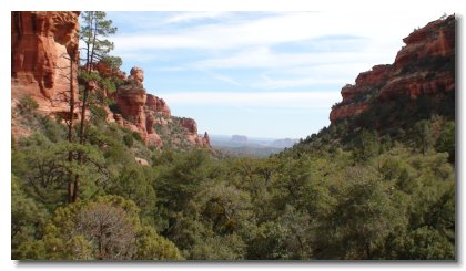 S (29)   Near End of Fay Canyon  - View Down Canyon